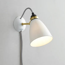 Load image into Gallery viewer, Hector Plug-In Wall Light in Detail.