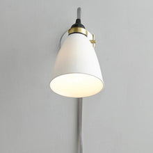 Load image into Gallery viewer, Hector Plug-In Wall Light in Detail.