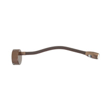 Load image into Gallery viewer, Jet Stream LED Wall Light in Anodised Bronze/Mushroom.