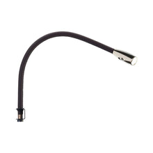 Load image into Gallery viewer, Jet Stream Over The Bedhead LED Wall Light in Polished Nickel/Chocolate Brown.