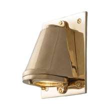 Load image into Gallery viewer, Mast Wall Light in Polished Bronze (With Backplate).