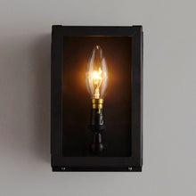 Load image into Gallery viewer, Miniature Box Wall Light in Detail.