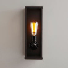 Load image into Gallery viewer, Narrow Box Wall Light in Detail.