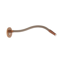 Load image into Gallery viewer, Nimbus Escutcheon LED Wall Light in Anodised Bronze/Mushroom.