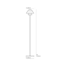 Load image into Gallery viewer, Oxford Floor Lamp - line drawing.