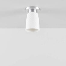 Load image into Gallery viewer, Oxford Flush Mount Ceiling Light in Detail.