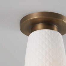 Load image into Gallery viewer, Oxford Flush Mount Ceiling Light in Detail.