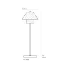 Load image into Gallery viewer, Oxford Table Lamp - line drawing.