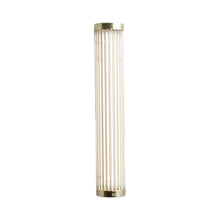 Load image into Gallery viewer, Pillar LED Wall Light in Polished Brass (15.7-Inch/2.8-Inch).