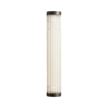 Load image into Gallery viewer, Pillar LED Wall Light in Weathered Brass (15.7-Inch/2.8-Inch).
