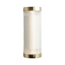 Load image into Gallery viewer, Pillar LED Wall Light in Polished Brass (15.7-Inch/5.9-Inch).