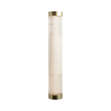Load image into Gallery viewer, Pillar LED Wall Light in Polished Brass (23.6-Inch/3.9-Inch).