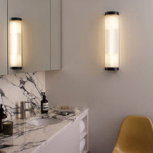 Load image into Gallery viewer, Pillar LED Wall Light in bathroom.