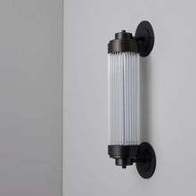 Load image into Gallery viewer, Pillar Offset LED Wall Light in Detail.