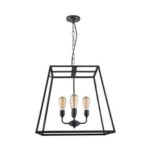 Load image into Gallery viewer, Quad Pendant Light in Weathered Brass (Extra Large).