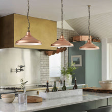 Load image into Gallery viewer, School 7200 Pendant Light in kitchen.