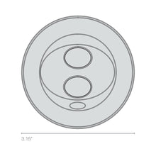 Load image into Gallery viewer, Sirocco LED Wall Light - line drawing.