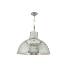Load image into Gallery viewer, Spun Reflector Pendant Light in Polished Aluminium (Medium).