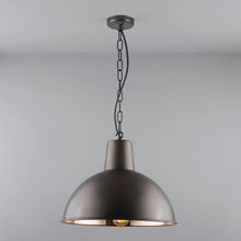 Load image into Gallery viewer, Spun Reflector Pendant Light in Detail.