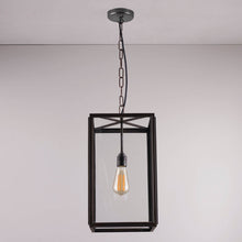 Load image into Gallery viewer, Square Pendant Light in Detail.
