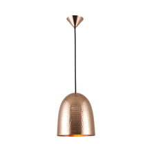 Load image into Gallery viewer, Stanley Pendant Light in Hammered Copper (Medium).
