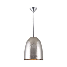 Load image into Gallery viewer, Stanley Pendant Light in Hammered Nickel Plated (Large).