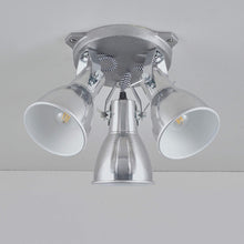 Load image into Gallery viewer, Stirrup Triple Flush Mount Ceiling Light in Detail.