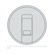 Load image into Gallery viewer, Stratus LED Wall Light - line drawing.