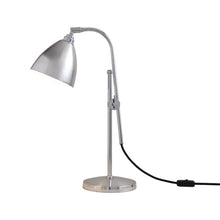 Load image into Gallery viewer, Task Table Lamp in Polished Aluminium.