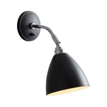 Load image into Gallery viewer, Task Wall Light in Black.