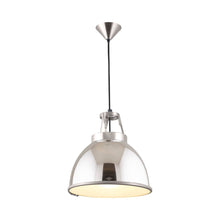Load image into Gallery viewer, Titan Pendant Light in Natural Aluminium (Small/Etched Glass).