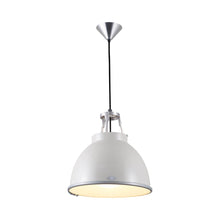 Load image into Gallery viewer, Titan Pendant Light in Putty Grey (Small/Etched Glass).