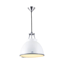 Load image into Gallery viewer, Titan Pendant Light in White (Small/Etched Glass).