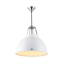 Load image into Gallery viewer, Titan Pendant Light in White (Medium/No Glass).
