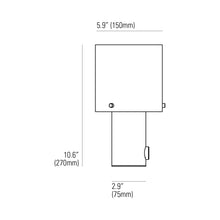 Load image into Gallery viewer, Walter Table Lamp - line drawing.