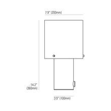 Load image into Gallery viewer, Walter Table Lamp - line drawing.