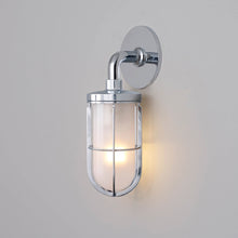 Load image into Gallery viewer, Weatherproof Ship's Well Glass Wall Light in Detail.