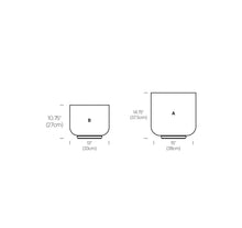 Load image into Gallery viewer, Totem Single LED Table Lamp - line drawing.