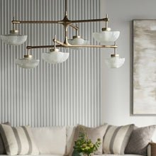 Load image into Gallery viewer, Cicero Chandelier in living room.