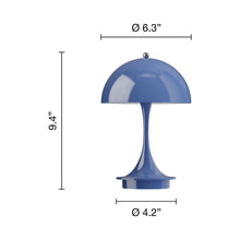 Load image into Gallery viewer, Panthella 160 LED Portable Table Lamp - line drawing.
