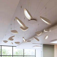 Load image into Gallery viewer, Papillons™ Swag LED Pendant Light in office.