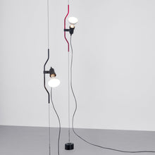 Load image into Gallery viewer, Parentesi Floor Lamp in Detail.