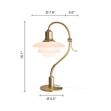 Load image into Gallery viewer, PH 2/2 Question Mark Table Lamp - line drawing.