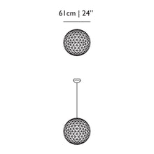 Load image into Gallery viewer, Raimond II LED Pendant Light - line drawing.