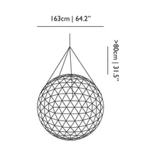 Load image into Gallery viewer, Raimond II LED Pendant Light - line drawing.