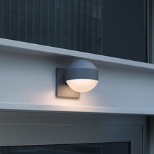 Load image into Gallery viewer, Reals Dome Cap Downlight Outdoor LED Wall Light in Outside Area.