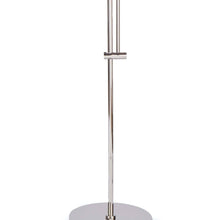 Load image into Gallery viewer, Arc Floor Lamp with Linen Shade in Detail.