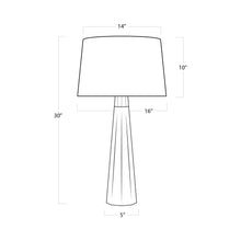 Load image into Gallery viewer, Beretta Table Lamp - line drawing.
