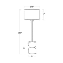 Load image into Gallery viewer, Bruno Floor Lamp - line drawing.