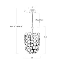 Load image into Gallery viewer, Charlotte Pendant Light - line drawing.